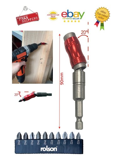 Rolson angled bit holder - rolson,