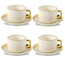 Cappuccino Cups with Saucers
