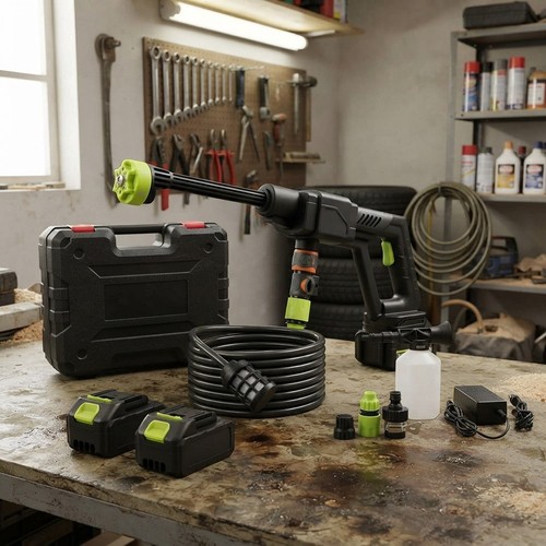 Cordless pressure washer - pressure,