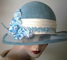 1920s Vintage Style Wide Brim