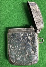 Vintage Sterling Silver Vesta
