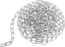 2 Pack 5m Galvanised Chain