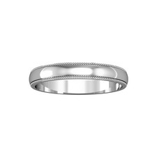 Platinum Jewelco London 3mm