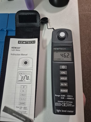 Kewtech light meter kew337 - kewtech,