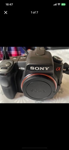 Sony alpha a200 2mp - sony, 10.2mp