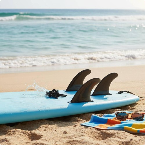 Soft surfboard fin - soft, set