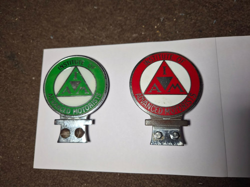 Vintage car grill badge - grill,