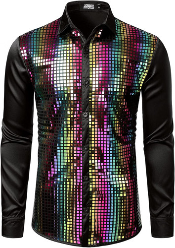 Jogal mens silver sequin - mens,
