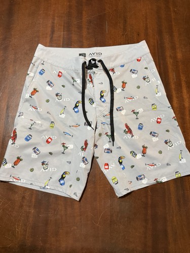 Men grey board shorts - men’s, avid