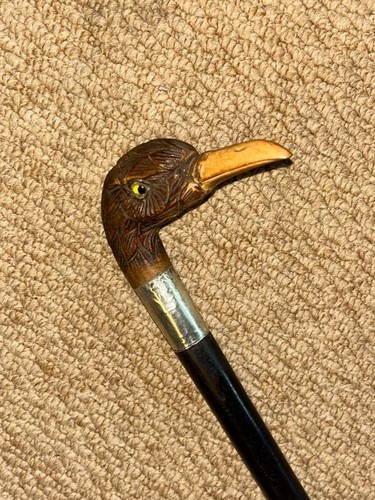 Antique walking stick - stick,