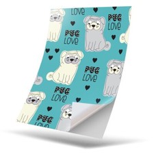 1 x Vinyl Sticker A5 - Cute