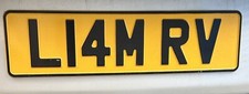 private number plate Liam L14M RV, Motorhome, Camper, American RV