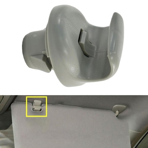 Sun visor clip - sun, gray