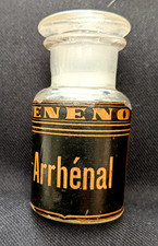 Antique arsenic bottle with - arsenic,