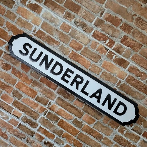 Sunderland sign wooden - sign, faux