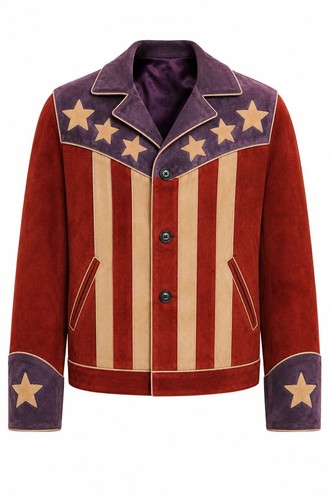Men american flag - american, leather