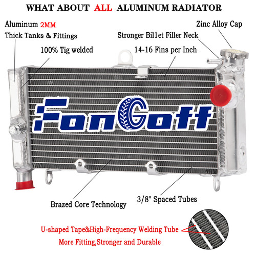 Aluminium radiator for - aluminium, honda
