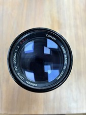 Canon FD 200mm F4.0 SSC Manual