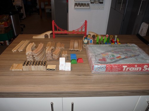 Wooden train set brio - wooden,