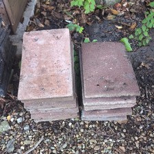  Red Reclaimed Clay Plain Roof Tiles.