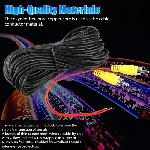 For rear view backup camera - rear,