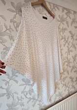 Frank Usher White Embellished