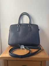 Osprey Adaline Leather Laptop Bag Navy