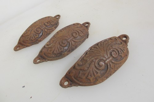 Victorian iron drawer cup - iron,