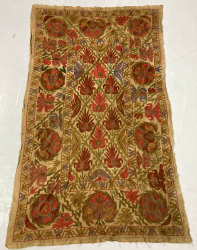 Vintage suzani embroidered - suzani,