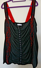 Nextmia lovely Gothic ruched bodice stretch top size 26