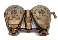 Vintage 1915 Brass Binoculars