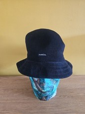 Black Kangol Bucket Hat Color Blue Size L #149