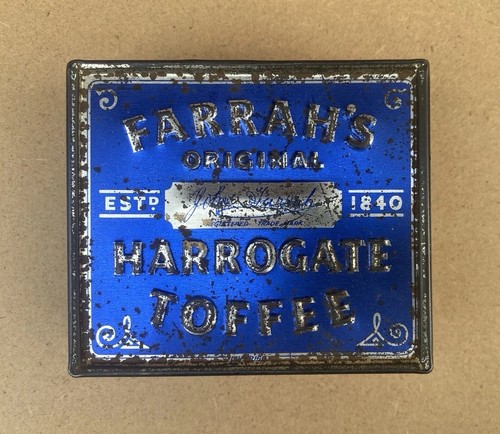 Vintage toffee tin farrahs - tin,