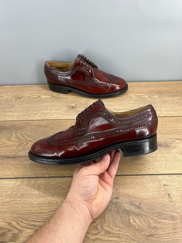 Barker burgundy longwing - longwing, derby