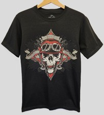 Orange County Choppers Black Graphic Print T-Shirt To Fit Chest 30-32 inch