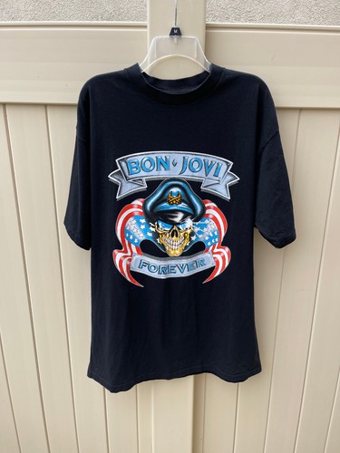 Vintage bon jovi black graphic - black,