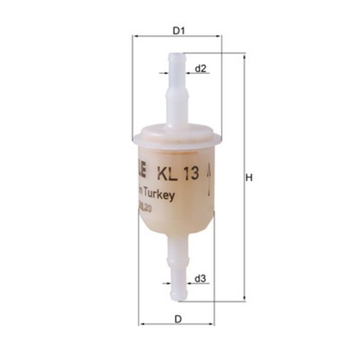 Fuel filter for - fuel, saab