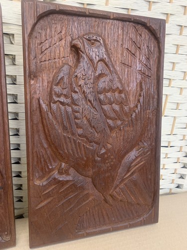 Vintage pair carved - vintage,