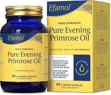 Efamol Evening Primrose Oil 500mg | Evening Primrose Oil High Strength, 90 Caps
