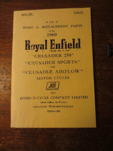 Royal enfield 1960 crusader - enfield,