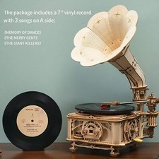 ROKR Gramophone 3D Wooden