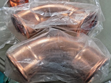 2 X PRESS COPPER BENDS ELBOW