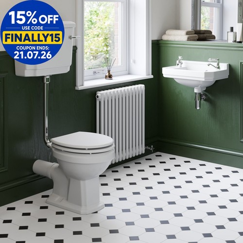 Traditional bathroom cloakroom - bathroom,