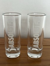 Absolut Vodka Shot Glasses 2x