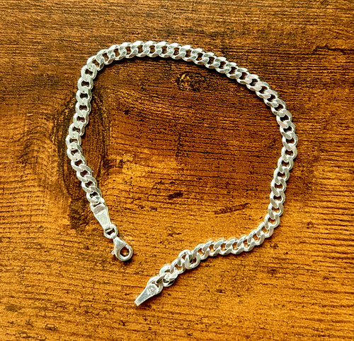 Curb chain bracelet 925 - curb,