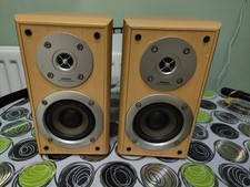 Hitachi HD-M7 2way Bookshelf Speakers Tested Working