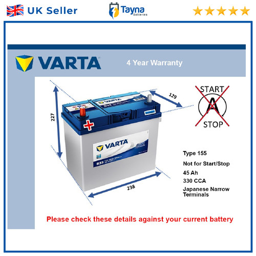 Car battery b33 - car,