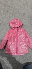 Girls F&F Glittery Coat 3-4
