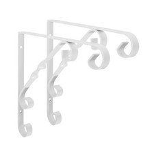 Uranus Decorative Antique Victorian WHITE Shelf Wall Shelving Support Brackets