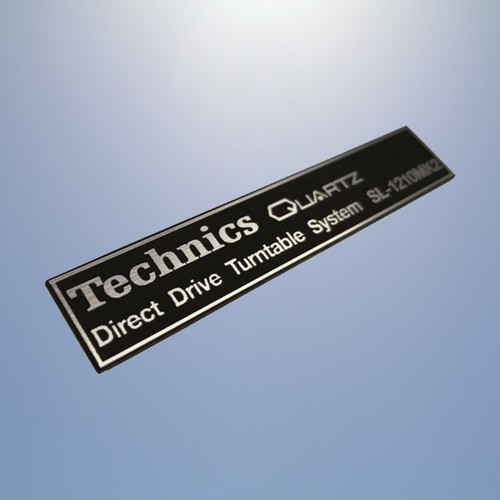Technics emblem brusched badge - brusched,